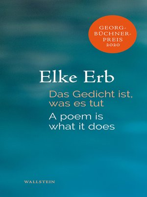 cover image of Das Gedicht ist, was es tut